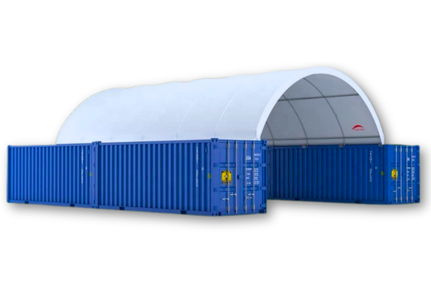 20x40x6.5 Heavy Duty 15oz PVC Container Shelter