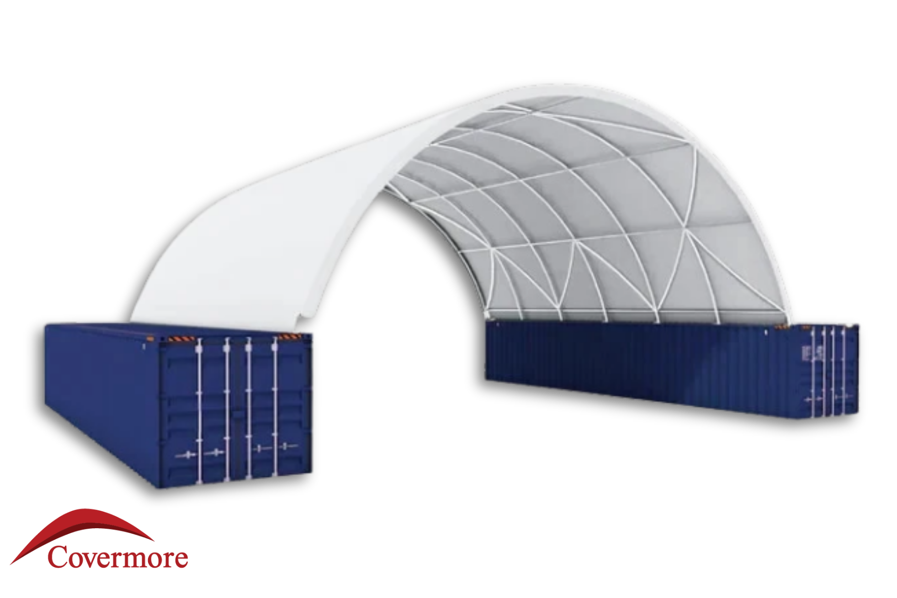 40x40x15 Container Shelter 30oz PVC Cover