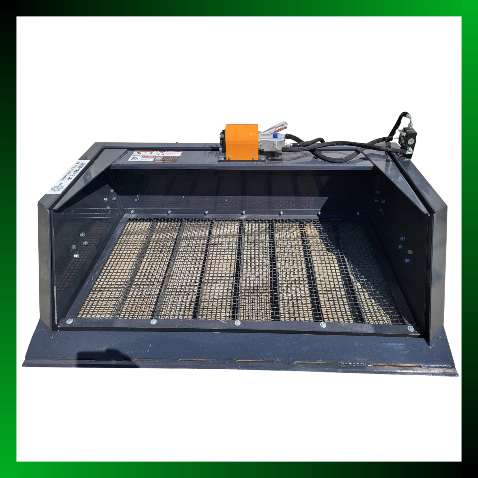 72" Vibrating Soil Screening Bucket