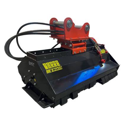45in Excavator Flail Mower Attachment - 3-8 Ton