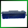 Arteer 72in angle broom, blue poly bristle roller under a black steel hood with mounting bar