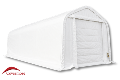 18x50x17 30oz PVC Dual Truss RV/Boat Shed