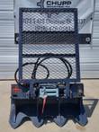 Landhonor FW-13-15000G logging winch with cable spool, mounted on skid steer quick-attach