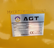 AGT data plate on the MX-CRT23: type MX-CRT23, 690 kg load, serial MXCRT23M202500141, 2025 production year