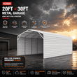 Feature graphic for the 20x30 metal garage carport: weather resistant, galvanized steel, easy assembly