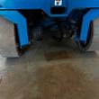 Genie GS-3232 blue chassis underside, drive wheels and motors