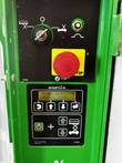 Genie SmartLink ground control display reading 636 hours, with key switch and emergency stop