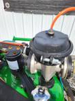 Air control valve and solenoid switch mounted on top of the DB500 tank