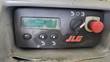 JLG 20MVL ground control display reading 44.0 hours, with key switch and emergency stop