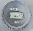 Skyjack digital hour meter reading 205.0 hours
