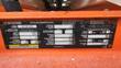 Snorkel S3219E ANSI data plate: built 01/2020, 19 ft platform height, 550 lb capacity
