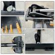 Landhonor backhoe detail set: quick-connect couplers, bolt-on bucket teeth, boom pivot cylinder, quick-attach frame