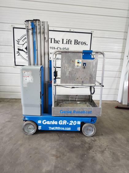 2013 Genie GR20 20 ft Electric Vertical Mast Lift #6129