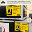 Hills Industrial 30x40x22 crates A and B: 110x43x18 in at 1,032 lb, 124x43x49 in at 2,617 lb