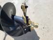 Auger flighting and shaft with gold-plated bolt-on cutting teeth on hex-bolt mounts