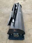 Wolverine tiller attachment, overhead angled view showing hose routing and mount coupler