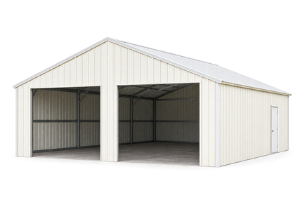 25x33x14 Galvanized Steel Car Garage