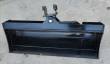 40-inch tilt bucket, open smooth interior, hydraulic tilt cylinder and pin-on mounting bracket on top