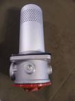 FAX-63 hydraulic filter housing, aluminum head with red cap and perforated strainer tube