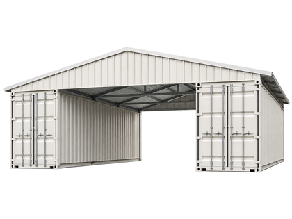 40x36 Steel Container Roof Kit