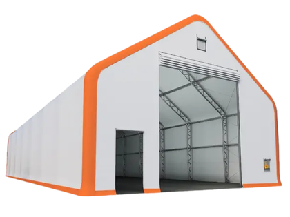 40x60x24 21oz PVC Dual Truss Fabric Building