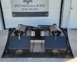 GIYI 72-inch root grapple bucket, dual independent top clamps closed onto the tine floor