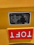 TOFT08ER excavator ripper ID plate: model TOFT08ER, 435kg, fits 20-30 ton excavators, 2025