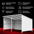 Feature graphic: livestock shed render with corrosion-resistant panels and skid-mounted base icons