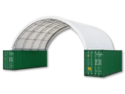 50x40x17 Dual Truss PVC Container Shelter