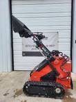 AGT LRT23 mini skid steer with loader arm and bucket raised
