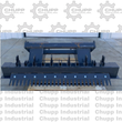 Wolverine 72-inch ripper bar, front view with spaced ripping teeth and steel quick-attach frame
