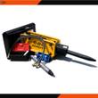 AGROTK 680 hydraulic breaker hammer with mounting bracket, two chisel points, hoses, toolbox and nitrogen charge kit