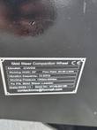 Skid Steer Compaction Wheel data plate: model CW59, 59-inch width, 10-20Hz vibration, 10-22 MPa pressure