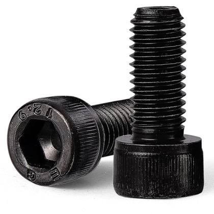 M10-1.5 x 30 mm Socket Head Cap Screws, 12.9 Alloy Steel, Black Oxide, 10-Pack