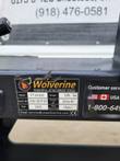 Wolverine data plate: model PT-16-01C, 135 lbs, 20 to 45 tractor HP, Class I hitch, year 2025