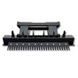 Wolverine ripper bar, front: row of ripper shanks above a full-width finishing rake with pointed tines