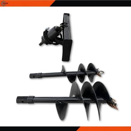 Wolverine Hydraulic Skid Steer Auger with 12" & 18" Bits