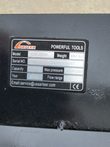 Arteer CM-300V mixer data plate: 330 L capacity, 892 lbs, 3500 psi max pressure, 11-20 GPM flow, year 2025