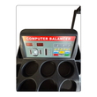 AGT wheel balancer computer display panel with digital readouts and function buttons