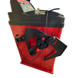 AGT wheel balancer cone clamp, pedal lock lever, and power switch