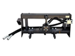 Arteer 3-point PTO hitch adapter: black quick-attach frame, hydraulic PTO drive hub, top link bracket, hoses with couplers