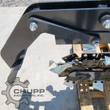 Wolverine trencher boom end and crumber shoe, bolted joints, chain teeth and drive sprocket alongside