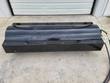 72-inch vibratory roller, smooth black drum in a bolted steel frame with a hydraulic hose at one end