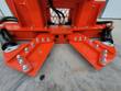 Topcat tree shear's lower jaws and cylinder mounting plate, hinge pins bolted in place