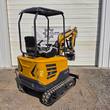 CFG Industrial MX20R mini excavator, rear three-quarter view, tracks and MX20R decal visible