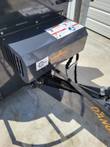 Landhonor brush cutter gearbox housing with warning and Landhonor decals, hydraulic hoses and boom cylinder