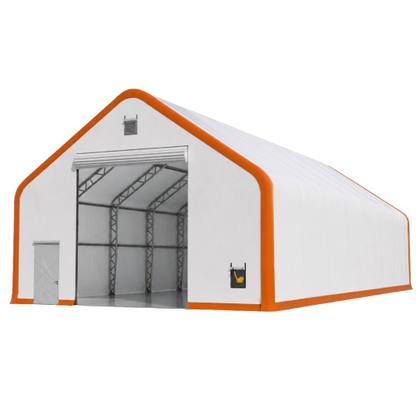 30x40x22 21oz PVC Dual Truss Fabric Building