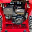 Future FT323TZ wheeled mini skid steer's 420cc gas engine, air filter and engine switch