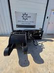 GIYI 36-inch asphalt planer attachment: cutting drum, quick-attach frame, and hydraulic hoses on top