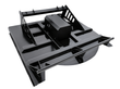 JCT 72-inch brush cutter deck, black, hydraulic motor box and quick-attach frame, studio render